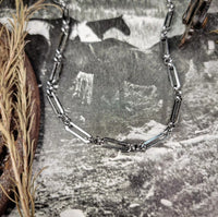 RTS - Paperclip and Circle Link Chain Necklace
