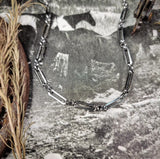 RTS - Paperclip and Circle Link Chain Necklace
