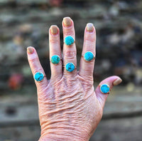 RTS - Round Turquoise Ring