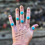 RTS - Round Turquoise Ring