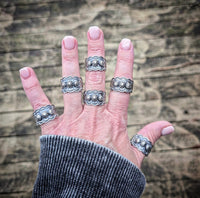 RTS - Sterling Silver Ring - Cigar Band