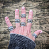 RTS - Sterling Silver Ring - Cigar Band
