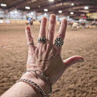 RTS - Sterling Silver Dot Ring