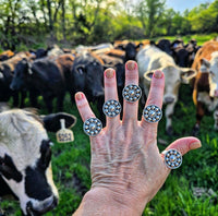 RTS - Sterling Silver Dot Ring