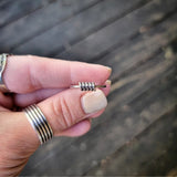 RTS - Sterling Silver Ring - Barb Wire