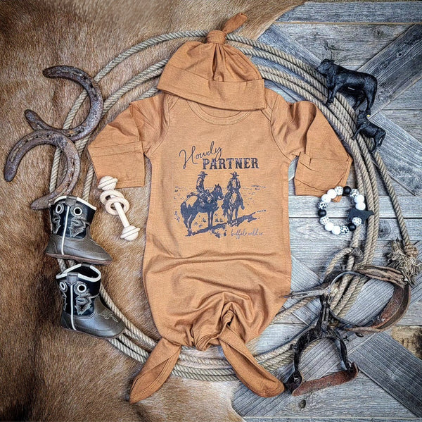 Western Baby Gown - Howdy Partner