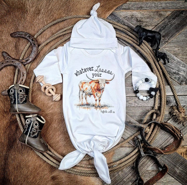 Western Baby Gown - Lasso Longhorn
