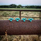 RTS - Sterling Silver Ring - Turquoise Petals
