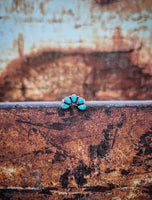 RTS - The 5 Stone Turquoise Arch Ring