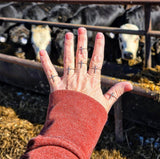 RTS - Sterling Silver Dotted Cross Ring