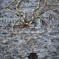 RTS - Bow Necklace - 18K Gold Plated