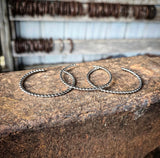 RTS - Silver Dot Band Cuff