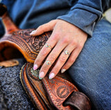 RTS - Spring Fling - Floral Heart Ring