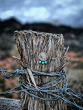RTS - Turquoise Indian Nickel Necklace