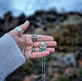RTS - Turquoise Indian Nickel Necklace