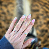 RTS - Spring Fling - Floral Heart Ring