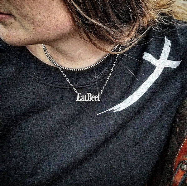 RTS - Word Necklace - Eat Beef