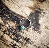 RTS - Oval Turquoise Ring - The Edge