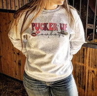 Sweatshirt - Pucker Up Cowboy Crew