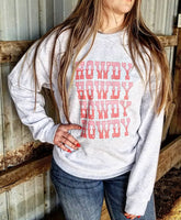 Sweatshirt - Howdy Crew - Grey