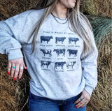 Sweatshirt - Home Is Where My Herd Is - Crew