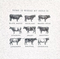 Sweatshirt - Home Is Where My Herd Is - Crew