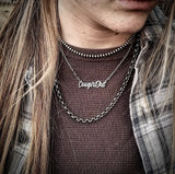 RTS - Word Necklace - Cowgirl Shit