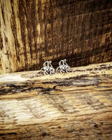 RTS - Sterling Silver Stud Earrings - The Bucker
