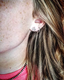 RTS - Sterling Silver Stud Earrings - The Bucker