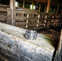 RTS - Weekender Silvertone Fashion Ring - Concho Style