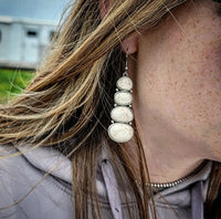 RTS - Weekender Pendant Earrings - 4 Stone Drop