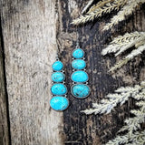 RTS - Weekender Pendant Earrings - 4 Stone Drop
