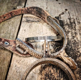RTS - Silver Bangle - 3 Line Design